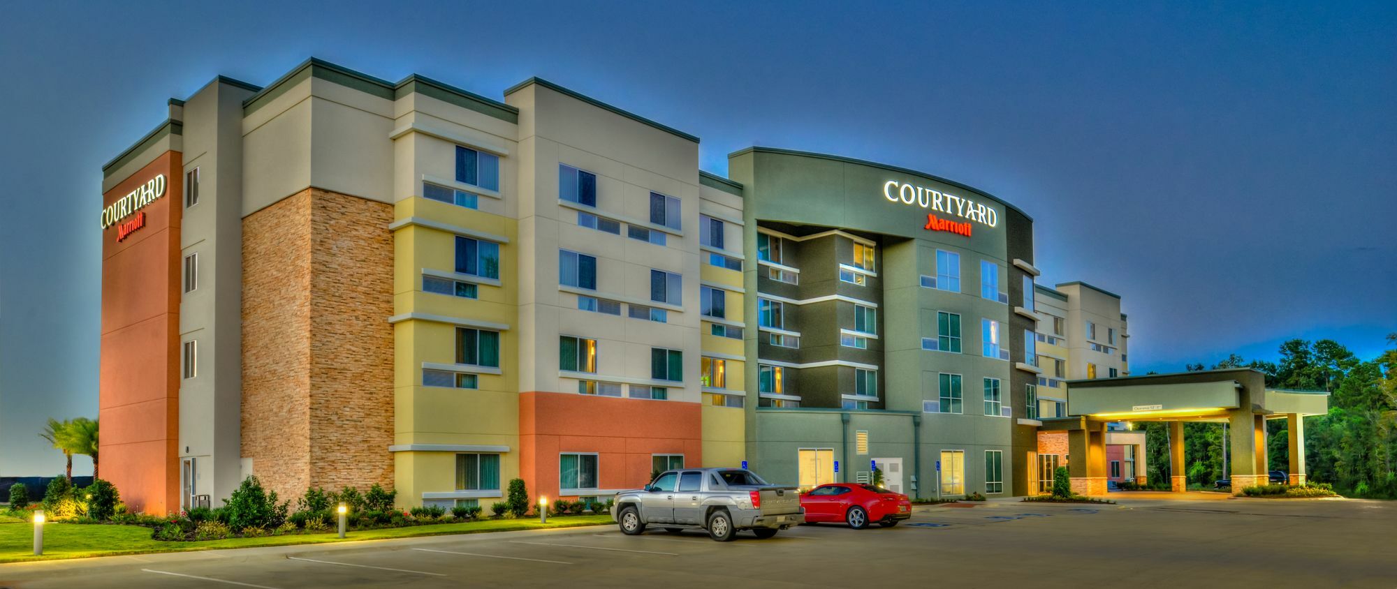Courtyard Lake Charles Dış mekan fotoğraf
